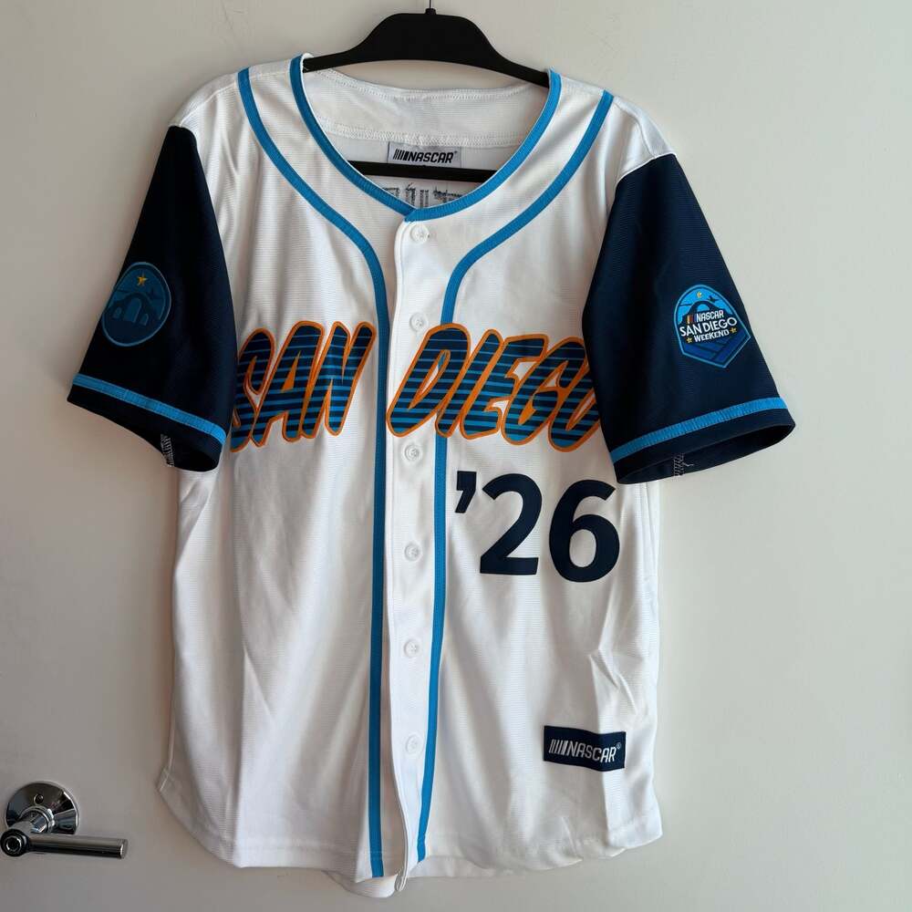 NASCAR San Diego Weekend '26 Button-Up Baseball Jersey
